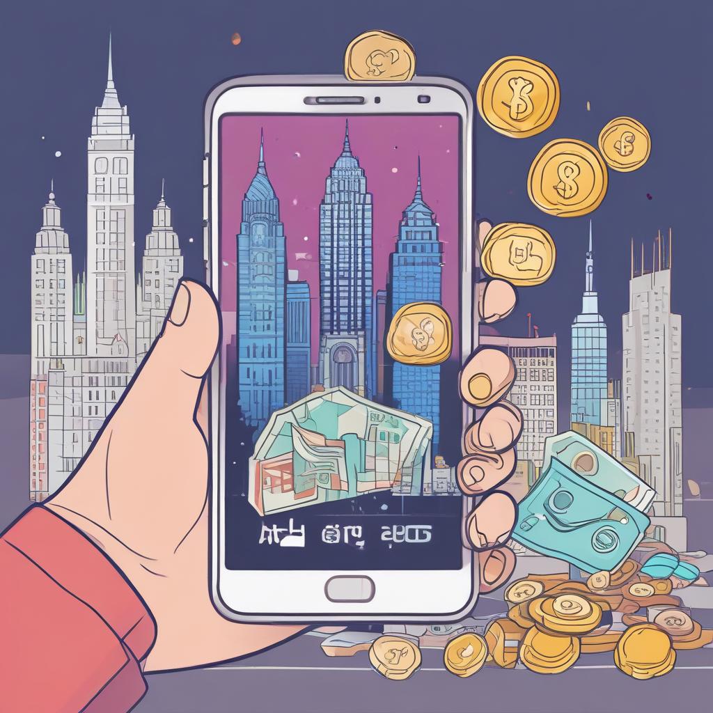 Hand holding a smartphone displaying a 'Refund' amount on a clear, modern tax app interface in Korean.