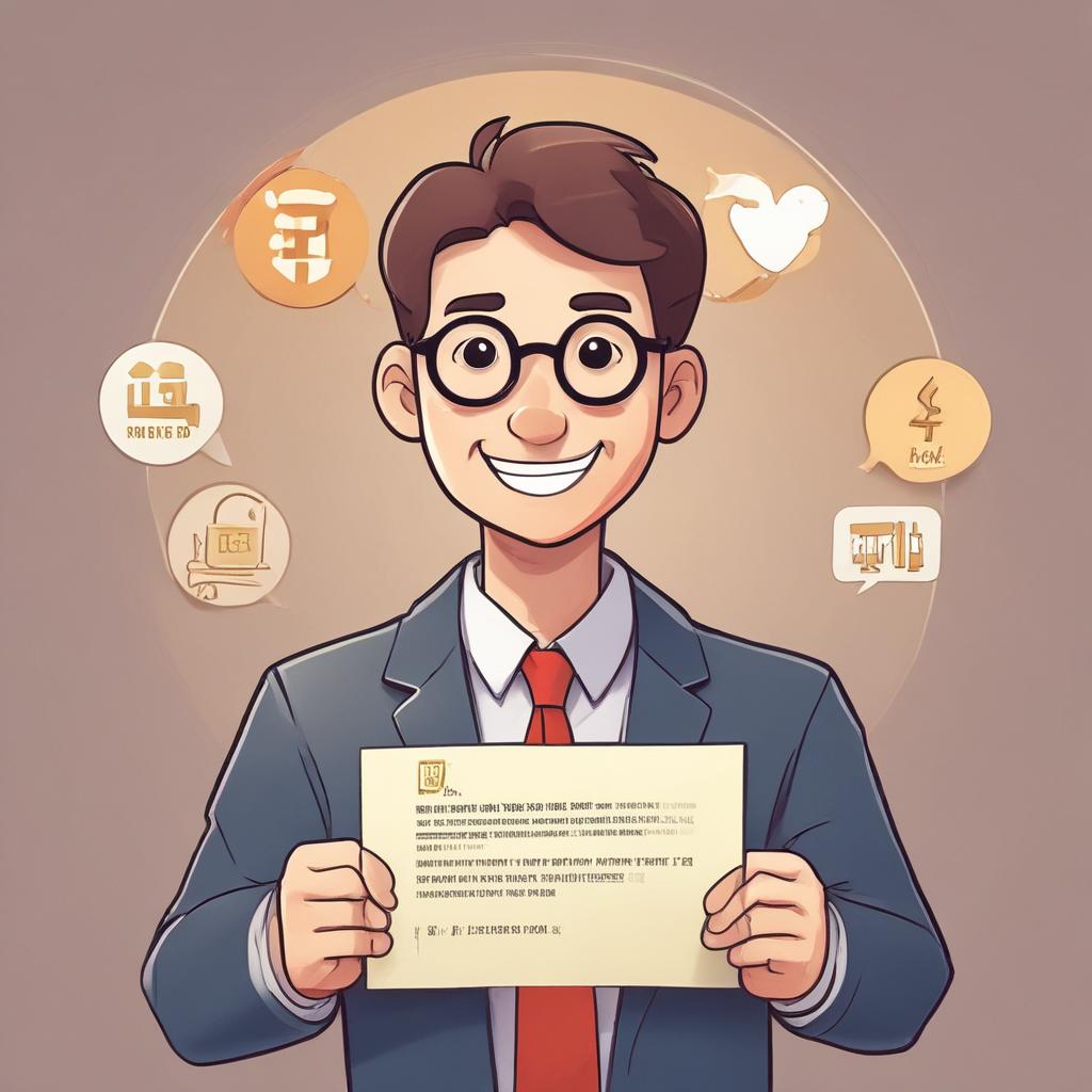 Friendly tax advisor character guiding an individual towards a glowing 'Refund' sign, symbolizing helpfulness in finding tax refunds.