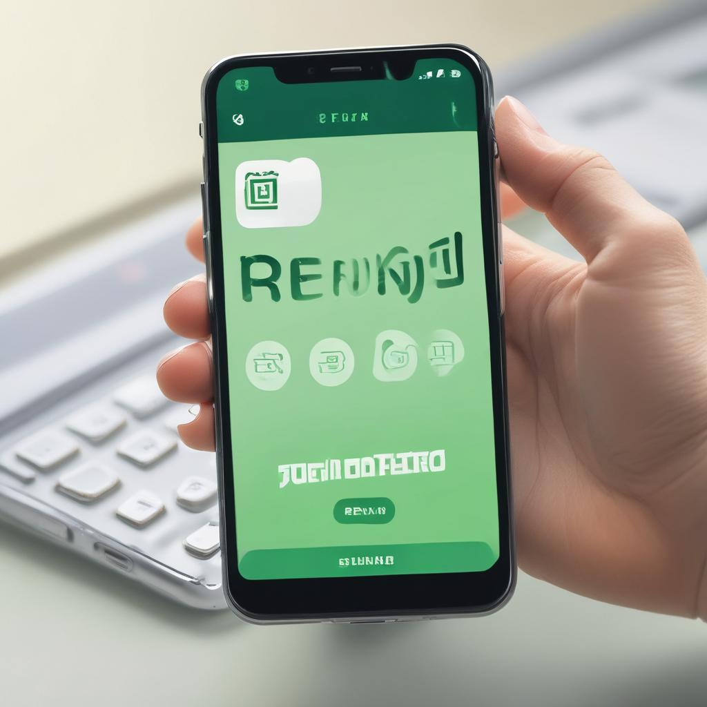 Smartphone screen showing a 'Refund Confirmed!' message, representing easy online tax refund check.