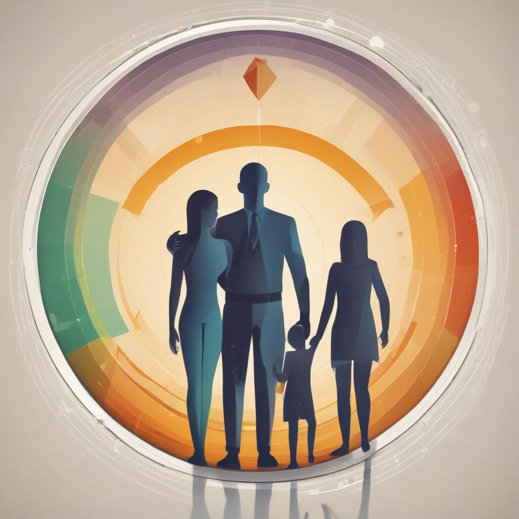 체계적인 보험 설계로 미래를 준비하며 행복해하는 가족의 모습