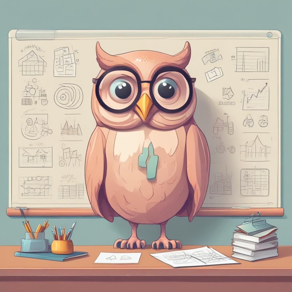 친근한 캐릭터가 보험 꿀팁을 설명하는 일러스트