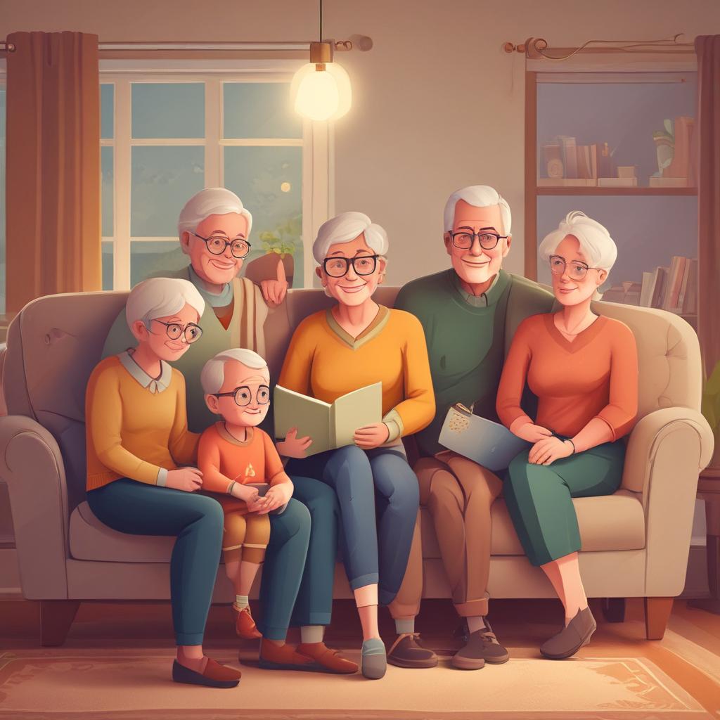 A family enjoying peace of mind and security, symbolizing the financial stability and protection provided by stable, non-renewable insurance.