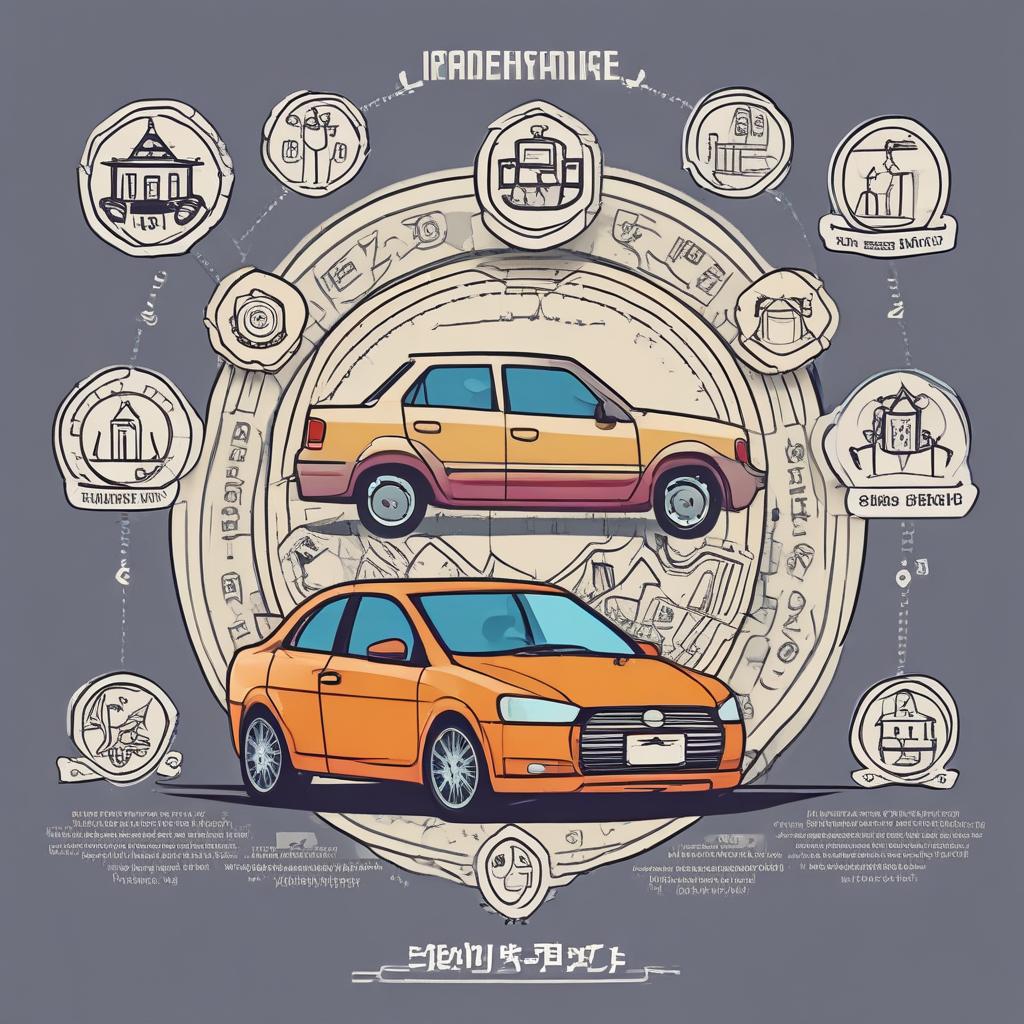 자동차보험과 운전자보험의 보장 범위를 시각적으로 비교한 인포그래픽