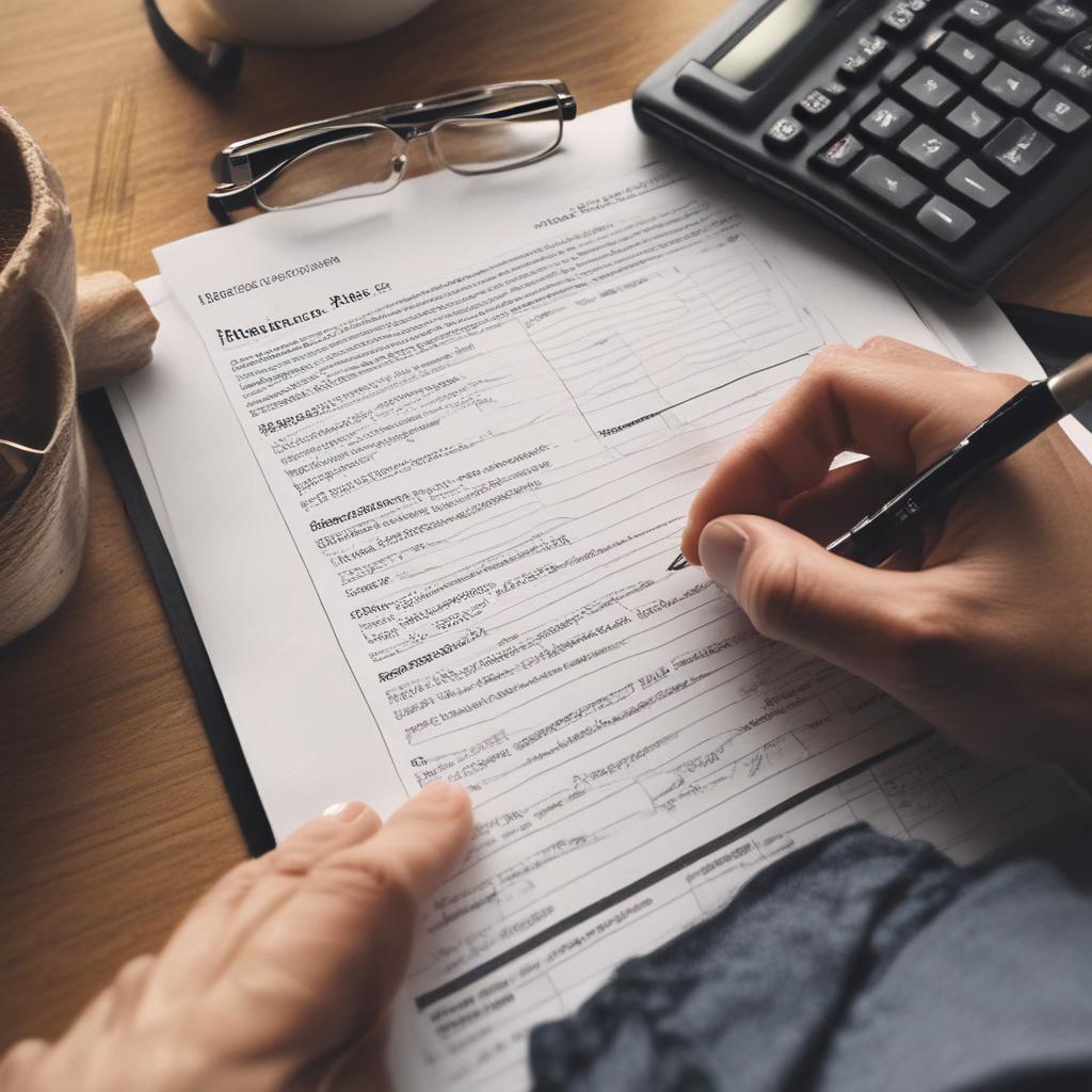 보험 서류를 검토하며 운전자보험의 중요성을 설명하는 손